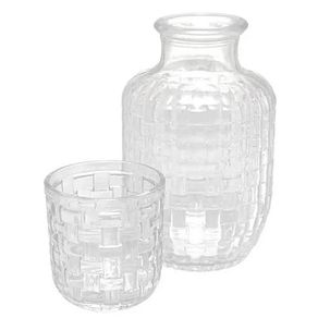 V1063.G02 MORINGA DE VIDRO VALENCIA 500ML COM COPO 145ML V1063.G02 MORINGA DE VIDRO VALENCIA 500ML COM COPO 145ML