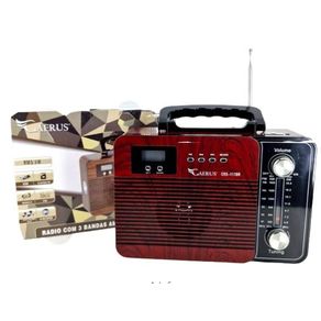 CRS-117BR RADIO RECARREGAVEL 5W BIVOLT C/RELOGIO CRS-117BR RADIO RECARREGAVEL 5W BIVOLT C/RELOGIO