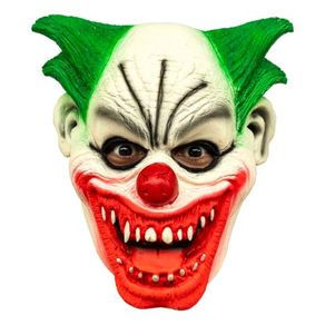 687 MASCARA LATEX PALHACO VERDE