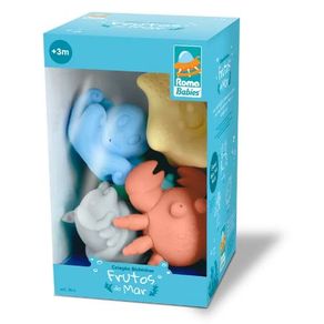 0122 COLECAO BICHINHOS PARA BANHO - FRUTOS DO MAR