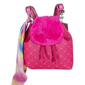 M5404 MOCHILA METALASSE TAMPA PINK PELUCIA
