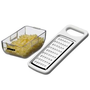 26911 RALADOR INOX C/POTE BRANCO 13,5CM