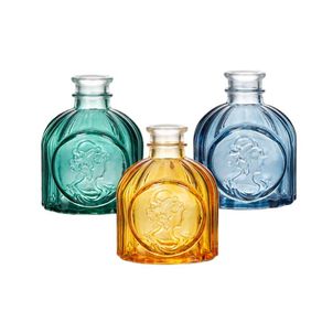 31908 MINI VASO DE VIDRO COLOR 6,5X6,5X8CM