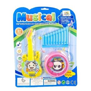 TK-AB4315 CONJUNTO MUSICAL DE PLASTICO C/3 PEÇAS