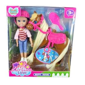 GK3422 BONECA LORLIAN C/ CAVALO GK3422 BONECA LORLIAN C/ CAVALO