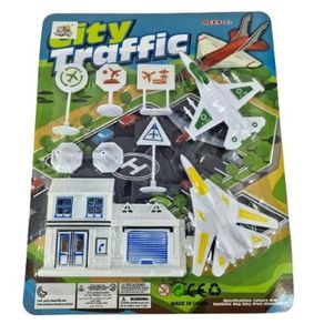 TK-AB0066 CONJUNTO AVIAO DE PLASTICO C/11 PECAS