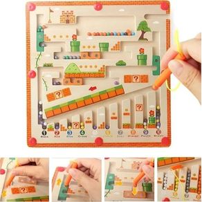 TK-AB9961 LABIRINTO MAGNETICO DE MADEIRA TK-AB9961 LABIRINTO MAGNETICO DE MADEIRA