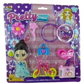 TK-AB5598 BONECA PRETTY JESSIE C/9 ENCART.