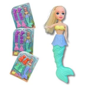 WB12390 BONECA MILA SEREIA C/ACESSORIOS WB12390 BONECA MILA SEREIA C/ACESSORIOS