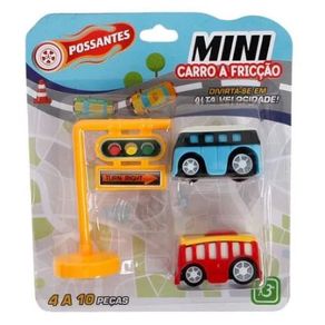 WB12154 CARRO A FRICCAO C/ACESSORIOS FUN CAR
