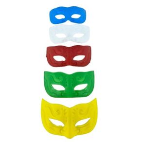 1390 MINI MASCARA DE PLASTICA COLORIDA C/05