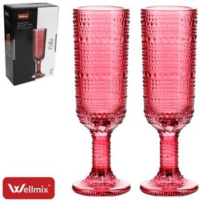 21247 CJ 2 TACAS CHAMPAGNE VIDRO PALLA MARSALA 160ML