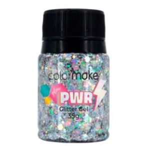 2512 GLITTER GEL GLOW POWER 35G PRATA