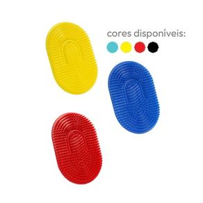 0113 ESCOVA OVAL PEQ C/2 MASSAGEM