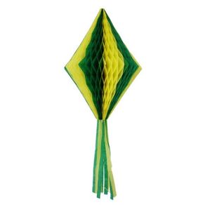 CPBJ68 ENFEITE BALAO 68CM NAS CORES VERDE E AMARELO 68CM*50C