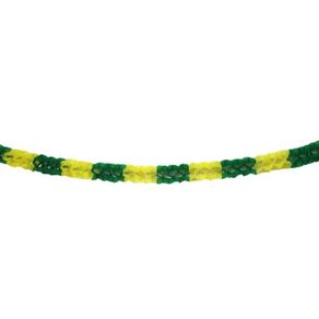 CPFJG3 GUIRLANDA NAS CORES VERDE E AMARELO 3M - 9CM*9CM