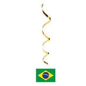CP-BEB  BANDEIRAS ESPIRAL BRASIL - 40*5CM