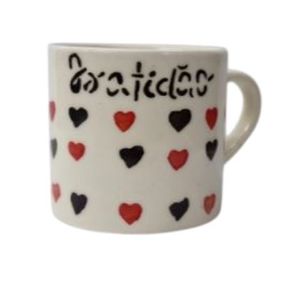IS0075 MINI CANECA DE CEREMICA LOVE 90ML