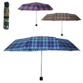 IS0002 GUARDA CHUVA BOLINHA DE POLIESTER ESTAMPADO 8 VARETAS