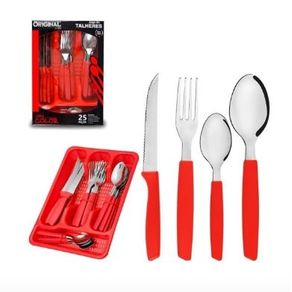 SL0774D JG TALHERES 25 PEÇAS VERMELHA SL0774D JG TALHERES 25 PEÇAS VERMELHA